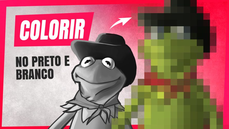 COMO COLORIR NO PRETO E BRANCO